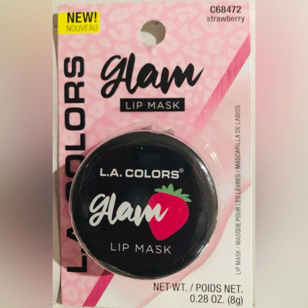 4pack scented GLAM strawberry, watermelon‎ & peach lip masks & vanilla scrub